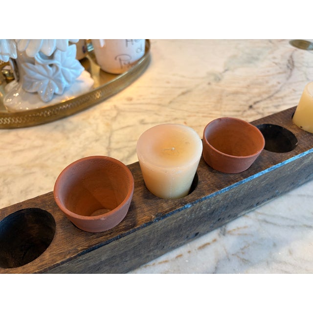 Antique Wooden Sugar Mold With 12 Cavities For Sale In Kansas City - Image 6 of 10