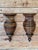 Vintage Boho Sculptural Pencil Rattan Wall Sconces With Ribbed Urn Form For Sale - Image 11 of 11
