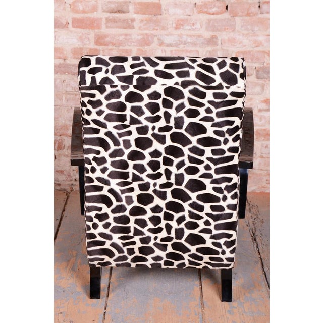 This pair of armchairs represents the peak of elegance and exclusivity of Czechoslovak Art Deco from the 1920s. During...