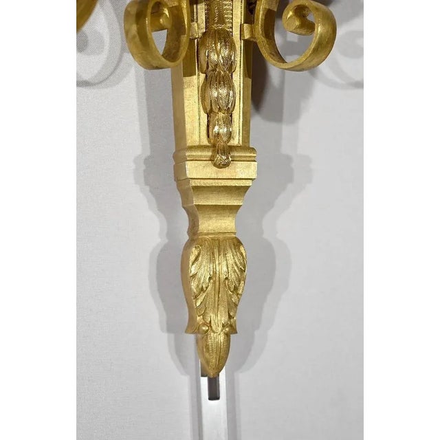 Louis XVI Style Wall Lamps, Set of 2 For Sale - Image 9 of 12