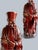 Late 20th Century Hand Carved Chinese Guanyin & Scholar Figures Pair-Rosewood-Asian-Sculpture-Kwan For Sale - Image 6 of 11