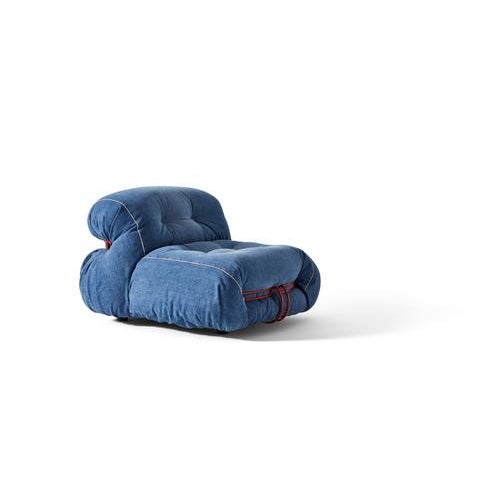 Soriana Denim Armchair by Afra & Tobia Scarpa for Cassina For Sale - Image 11 of 18