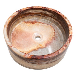 Luxury Onyx Vessel Sink – Premium Handcrafted Natural Stone Bathroom Basin For Sale