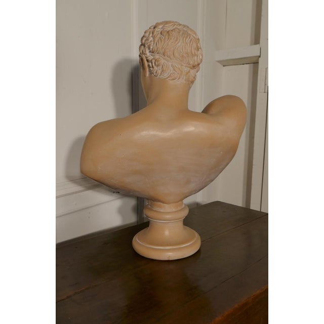 Large Bust of the God Hermes, 1970s For Sale - Image 4 of 8