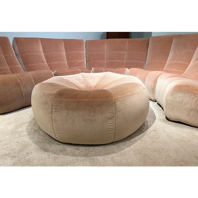 Gilda Sofa and Ottoman by Michel Ducaroy for Ligne Roset, 1972, Set of 5 For Sale - Image 9 of 13