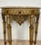 Gold Italian Neoclassical Polychromed Console Table with Marble Top, 1940 For Sale - Image 8 of 18