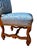 Wood Pair of Louis XIII-style “Os De Mouton” Upholstered Side Chairs For Sale - Image 7 of 11