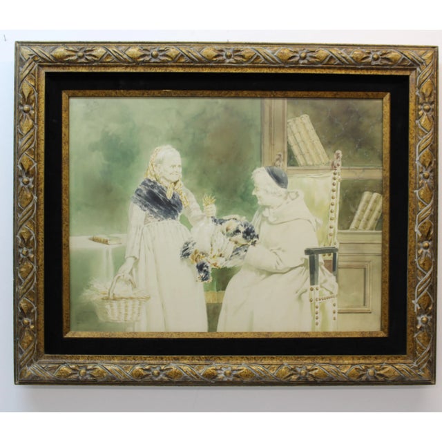 Paint Alesandro Sani "A Gift to the Pope" For Sale - Image 7 of 7