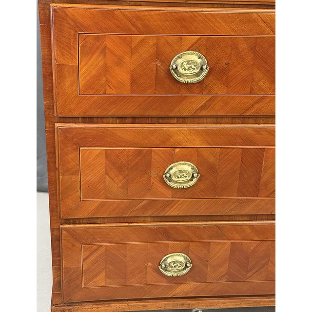 Wood Vintage Baroque Chest of Drawers, 1780 For Sale - Image 7 of 17
