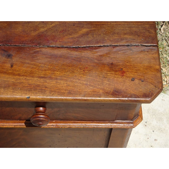 Louis Philippe Bedside Table in Walnut and Burr Walnut For Sale - Image 10 of 18