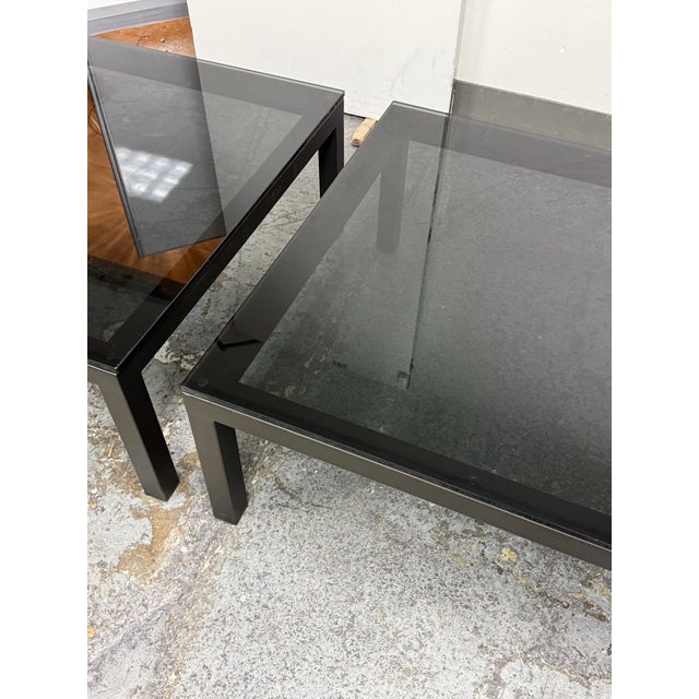 Crate & Barrel Parsons Side Tables, Pair For Sale - Image 9 of 12