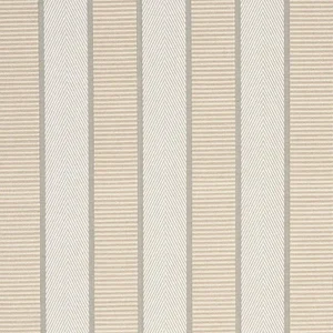 Schumacher X Timothy Corrigan Ribbon Stripe Fabric in Champagne