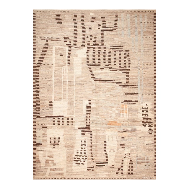 Nazmiyal Collection Modern Abstract Rug For Sale