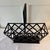 1970s Mid Century Modern Metal Magazine Rack / Log Holder For Sale - Image 10 of 12