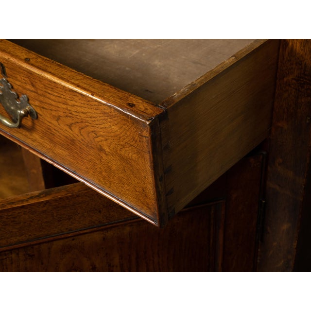 English 19th Century Oak Welsh Dresser with Open Shelves and Low Sideboard For Sale - Image 11 of 12