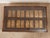 Late 20th Century East Asian Wood Door Coffee Table With Brass-Copper Inlay & Wood Base For Sale In Los Angeles - Image 6 of 8