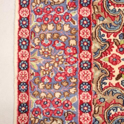 Middle Eastern Kerman Rug in Wool For Sale - Image 6 of 8