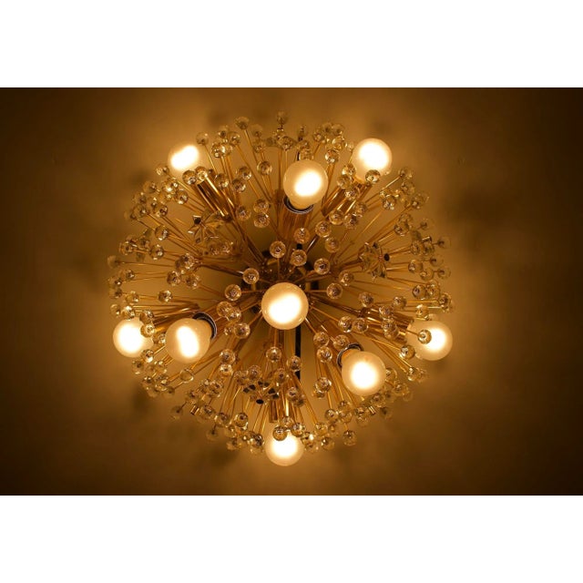 Gold Flocon Wall Light, 1970s For Sale - Image 8 of 9