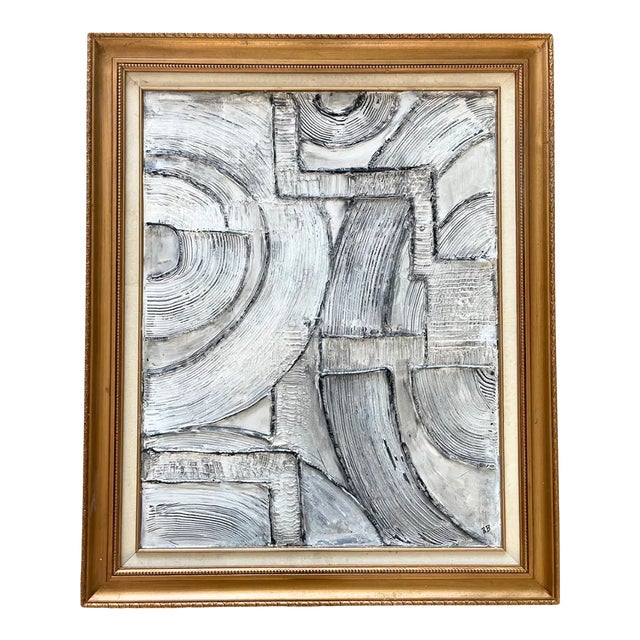 Large Contemporary Abstract Mixed-Media Painting, Bryan Boomershine For Sale