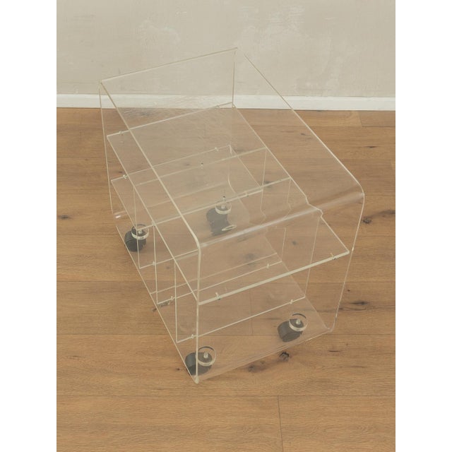 Acrylic Glass Hifi-Rack Trolley, 1960s For Sale - Image 8 of 9