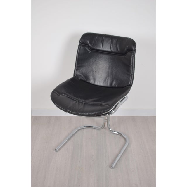 Black Vintage Chairs by Gastone Rinaldi, 1970, Set of 8 For Sale - Image 8 of 14