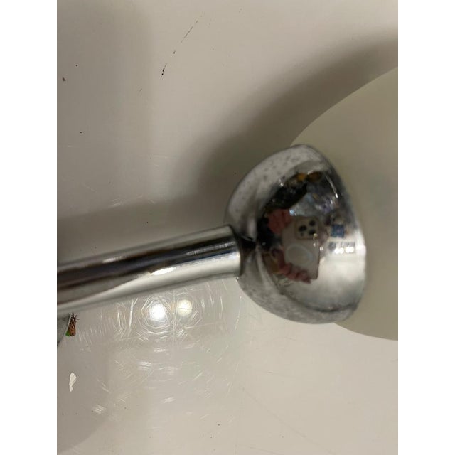 Chrome Satinated Glass Sconces, 1970s, Set of 2 For Sale - Image 3 of 10