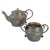 19th Century Antique Islamic Silver Teapot and Sucrier, Set of 2 For Sale - Image 11 of 11
