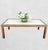 1990s Theodore Alexander Style Bamboo Faux Tortoiseshell Faux Goat Skin Large Regency Style Coffee Table For Sale - Image 12 of 12