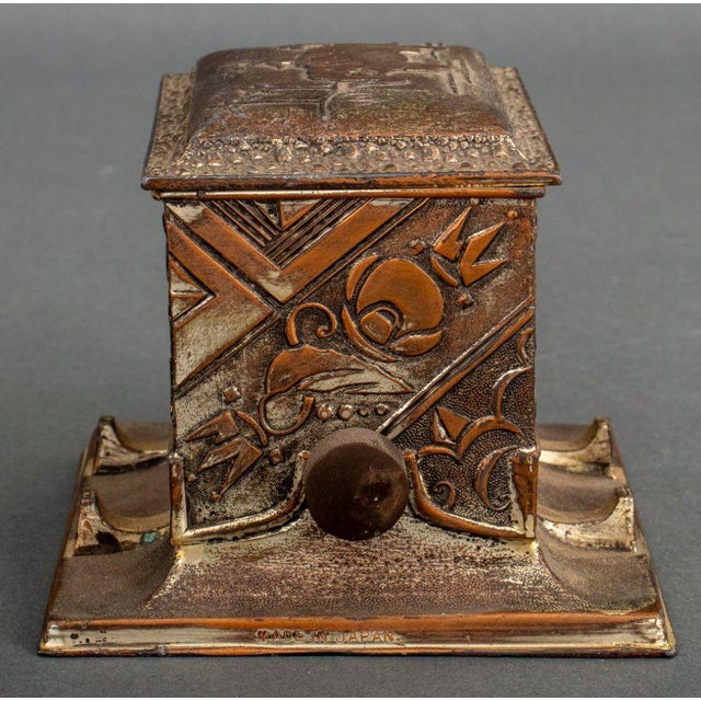Art Deco Art Deco Aluminum Cigarette Dispenser For Sale - Image 3 of 9