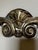 1970s 1970s Traditional Neoclassical Solid Brass Wall Accent Pediment For Sale - Image 5 of 11