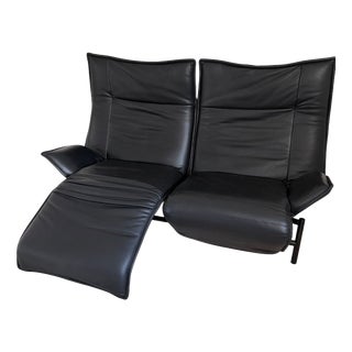 Leather Veranda Sofa by Vico Magistretti for Cassina, 1983 For Sale