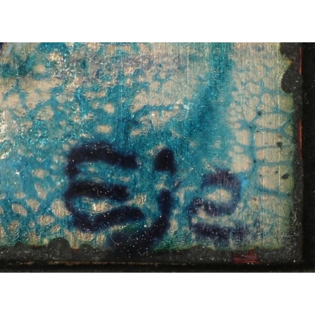 Bodil Eje, Hand-Crafted Wall Composition, 1960s, Enameled Copper For Sale - Image 4 of 5