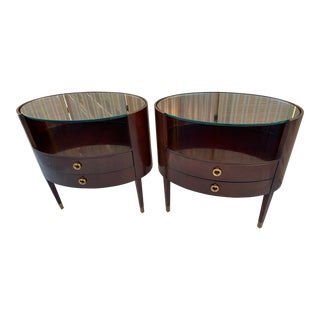 Baker Bed Side Tables From Thomas Pheasant Collection - Set of 2 For Sale