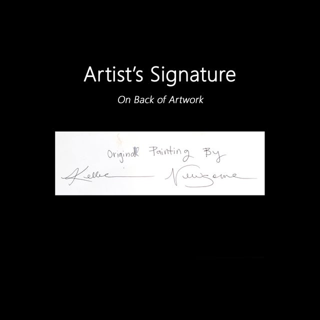 Paper Break Time - Soft Pastel Tone Coffee Still Life Mixed Media Painting on Paper Original Artwork by Kellie Newsome For Sale - Image 7 of 7