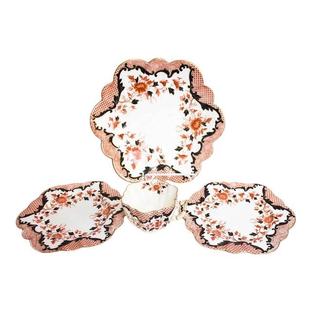 The Foley China Plates & Tea Cup -4 Pcs From England For Sale