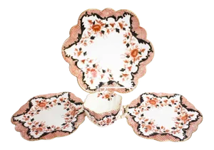 The Foley China Plates & Tea Cup -4 Pcs From England