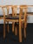 Dining Chairs in Beech and Leather from Farstrup, 1960s, Set of 4 For Sale - Image 3 of 9
