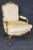 Pair 19th C. French Louis XV Style Giltwood Armchairs For Sale - Image 9 of 17