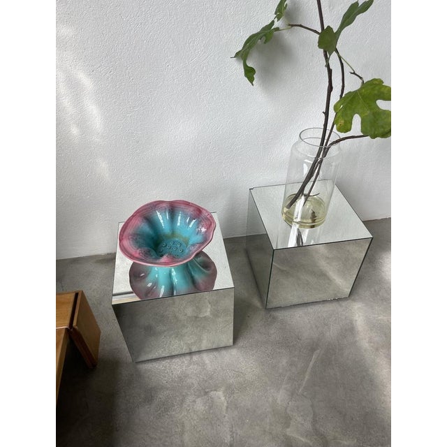 1970s Blue and Pink Ceramic Dish, 1970s For Sale - Image 5 of 18