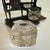Black Antique 1879 Patent Double Inkwell With Cast Metal Stand, Pen Rests and Crystal Glass Ink Pots For Sale - Image 8 of 15