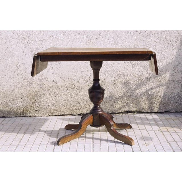 Low Mahogany Coffee Table with Side Panels, England, 1890 For Sale - Image 9 of 9