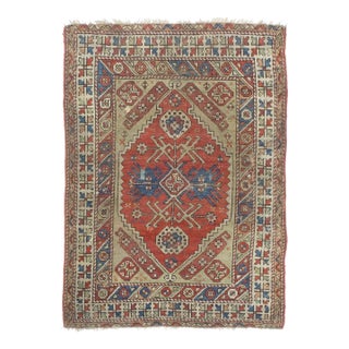 Fine Antique Turkish Konia Rug 3’7" X 5’0" For Sale