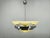 Czech Art Deco Opaline Glass Chandelier, 1940s For Sale - Image 15 of 16