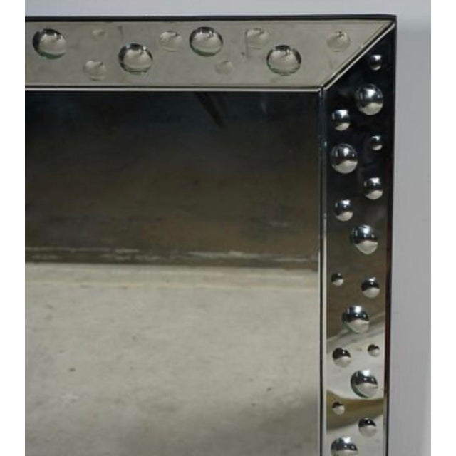 Modern Designer Mirror W Convex Circles.