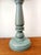 Vintage Wooden Lamps with Modern Lampshades, 1980s, Set of 2 For Sale - Image 6 of 11