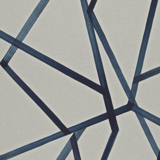 Harlequin Sumi Momentum 3 Linen/Indigo Wallpaper For Sale