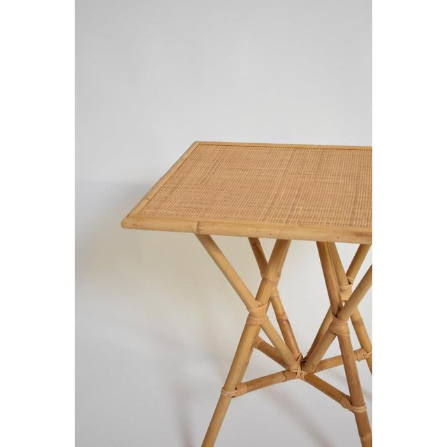 Arrabida Natural Rattan Table by Barracuda Interiors For Sale - Image 5 of 6