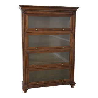 Ethan Allen 4 Door Barrister Lawyer Bookcase For Sale