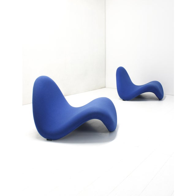 Model 557 Tongue Lounge Chairs attributed to Pierre Paulin for Artifort, 1980s, Set of 2 For Sale - Image 14 of 16