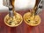Metal Late 20th Century Brass Candlestick Lamps With Tassels - Pair For Sale - Image 7 of 10